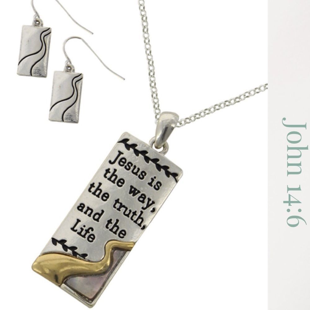 JOHN 14:6 Necklace Set
